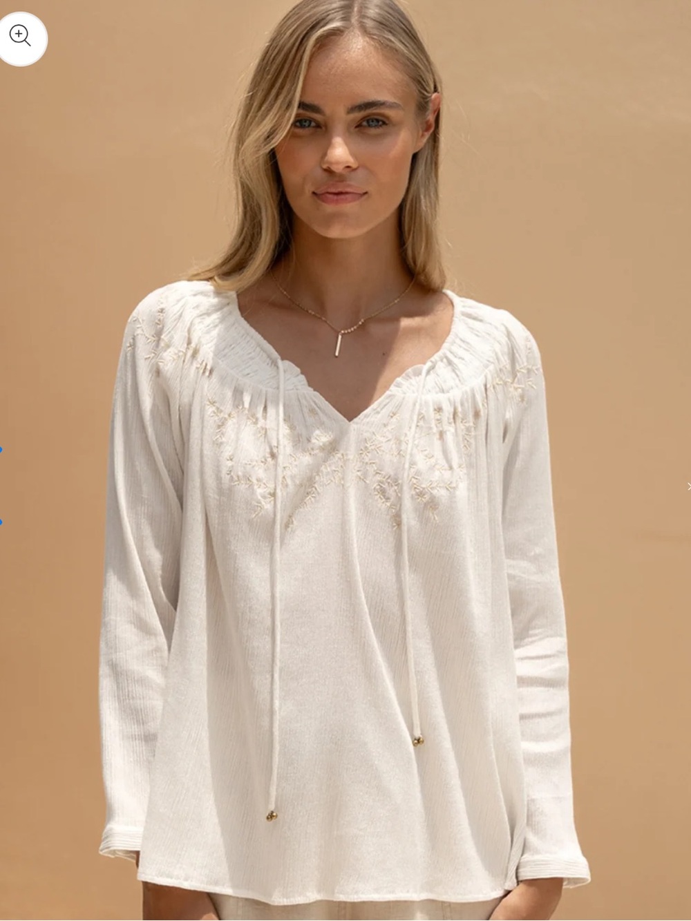 NWT Nomad the Label Madison Cotton Top Coconut, size XL